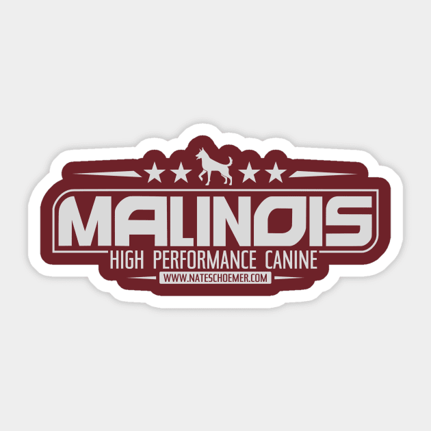 Malinois Sticker by Nate's Store 1